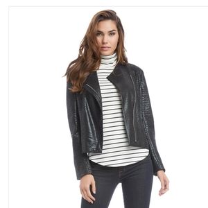 Fifteen Twenty Faux Croc Jacket
